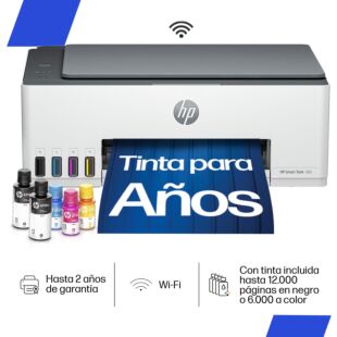 Impresora Multifuncional HP Smart Tank 580 (1F3Y2A)