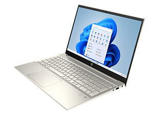 Portátil HP Pavilion 15-eh1021la, AMD Ryzen 7, 16 GB RAM, 512 GB SSD, 15.6, FHD Windows 10 Home - 15.6" - Cubierta de aluminio en oro cálido, base y marco del teclado de aluminio en oro luminoso (43R78LA)