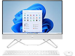 Todo en uno HP 24-cb1002la - 23.8-inch (60.45 cm) - Blanco brillante (69K48LA)