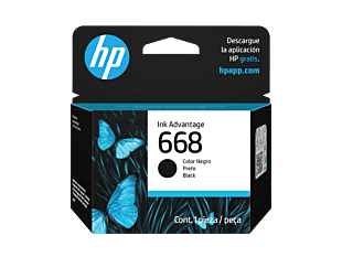 Cartucho Original de tinta HP Advantage 668, negro, 7FP37VL (7FP37VL)
