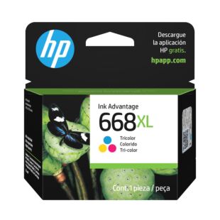 Cartucho de tinta HP Advantage 668XL, tricolor (7FP38VL)