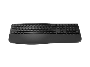 Teclado HP 680 Comfort de modo dual, Negro, 8T6L8AA (8T6L8AA)