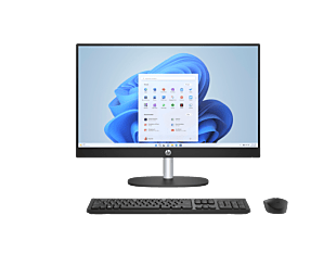 Todo-en-Uno HP 24-cr0017la PC, AMD Ryzen 5, 8 GB RAM, 512 GB RAM Unidad de estado sólido, 23.8, pantalla táctil, FHD, Windows 11 Home Single Language - 23.8-inch (60.45 cm) - Negro (961X7LA)
