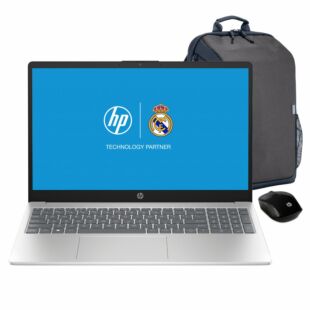Portátil HP 15-fc0030la, AMD Ryzen 7, 16 GB RAM, 1 TB SSD, 15.6" FHD, Windows 11 Home + Mochila HP Travel + Mouse HP 200 - 15.6" - Plateado natural (B12SSLA)