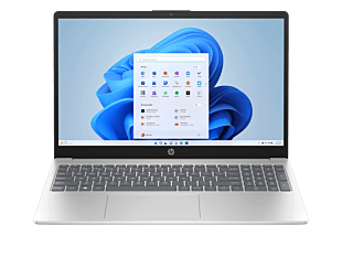 Portátil HP 15-fd0274la, Intel Core i7, 16 GB RAM, 512 GB SSD, 15.6" FHD, Windows 11 Home - 15.6" - Cubierta dorada cálida, base y marco de teclado en plata natural (B9TY9LA)