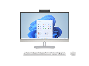 Todo en Uno HP 24-cr0352la, Intel Core i5, 16 GB RAM, 512 GB SSD, 23.8" FHD, Windows 11 Home - 23.8-inch (60.45 cm) - Blanco nácar (BP2F0LA)