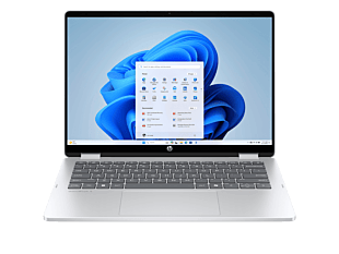 Portátil HP OmniBook 5 Flip 2-in-1 14-fp0050la, Intel Core 5, 8 GB RAM, 512 GB SSD, 14" Táctil 2K, Windows 11 Home - 14" - Glacier silver (D2GS7LA)