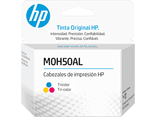 Cabezal de Impresión HP GT M0H50A de Sustitución Tricolor + Cabezal de Impresión HP GT M0H51A de Sustitución Negro (M0H50AL-2)