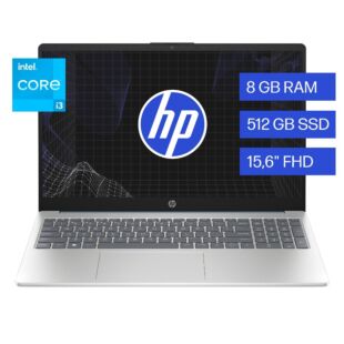 Portátil HP 15-fd0026la, Windows 11 Home Single Language, 15.6", Intel® Core™ i3, 8GB RAM, 512GB SSD, FHD - 15.6" - Azul claro de luna (A1UD4LA)