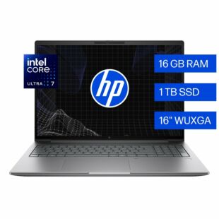 Portátil HP ZBook Power G11, 16", Windows 11 Pro, Intel® Core™ Ultra 7, 16GB RAM, 1TB SSD, GPU NVIDIA RTX™ 500 Ada, WUXGA - 16" -  (A31DQLT)