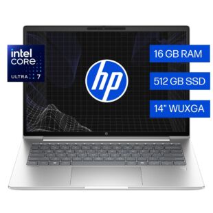 Portátil HP ProBook 4 AI G1i, 14", Windows 11 Pro, Intel® Core™ Ultra 7, 16GB RAM, 512GB SSD, WUXGA - 14" - Plateado (BH8M3LT)