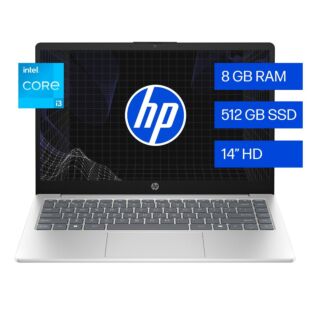 Portátil HP 14-ep0132la, Intel N-series, 8 GB RAM, 512 GB SSD, 14" HD, Windows 11 Home - 14" - Plateado natural (C92PTLA)