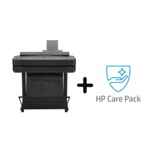 Plotter HP T650 DesignJet gran formato 24" + Extensión de garantía de 3 Años (5HB08A-3)