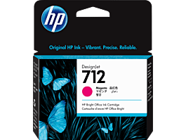 Cartucho de Tinta HP 712 Magenta DesignJet de 29 ml