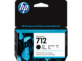 Cartucho de Tinta HP 712 Negro DesignJet de 38 ml