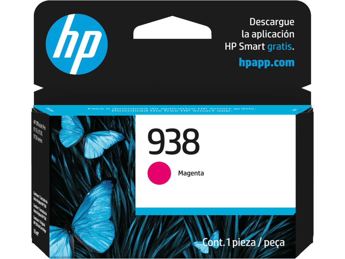 Cartucho de tinta magenta original HP 938 (4S6X6PL)