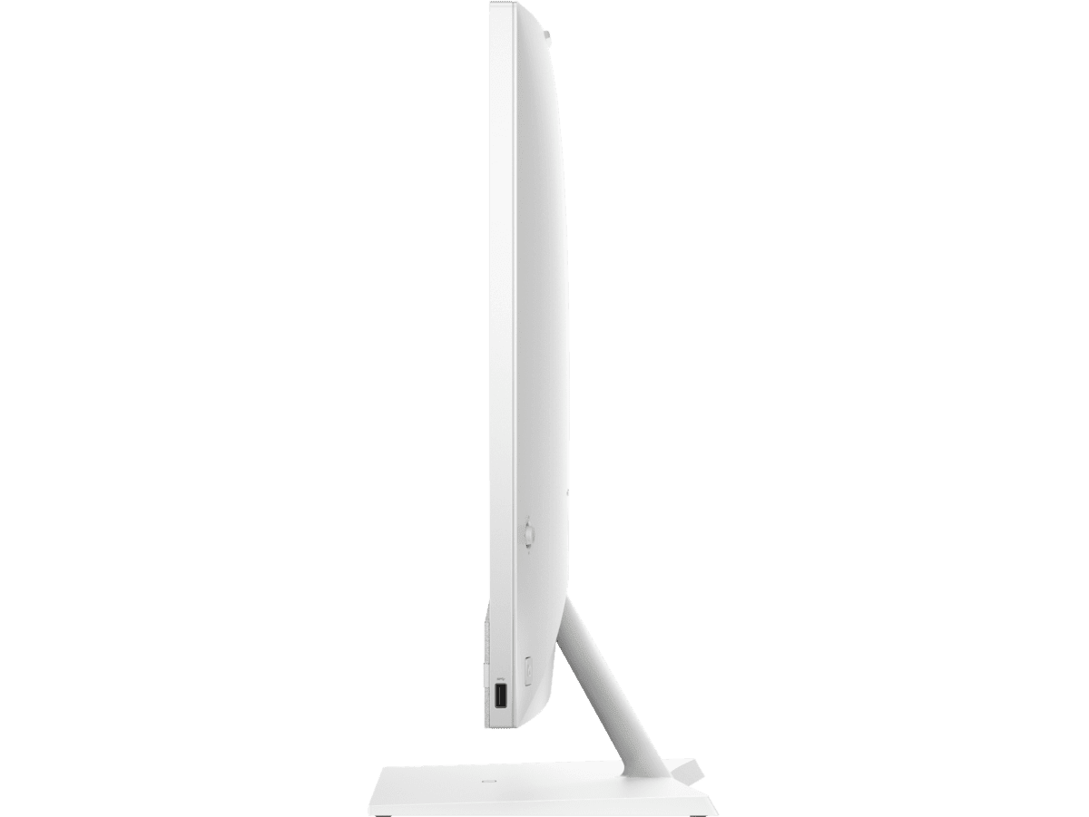 Todo en Uno HP Pavilion 27-ca0004la, AMD Ryzen 5, 16 GB RAM, 512 GB SSD, 27, FHD, Windows 11 Home - 27-inch (68.58 cm) - Soporte en plata natural y blanco nieve (58Q91LA)