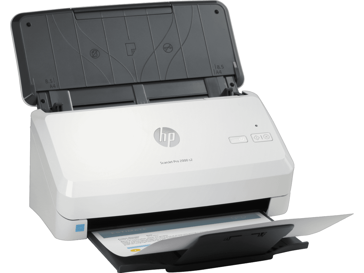 Escáner HP Scanjet Pro 2000 s2 con Alimentación de Hojas (6FW06A)