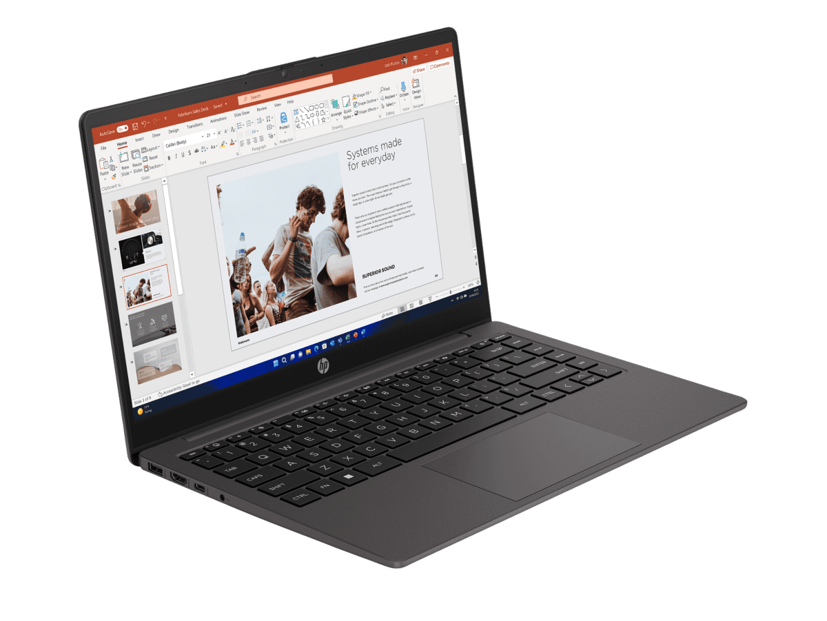 Portátil HP 245 G10 de 14", FreeDOS 3.0, AMD Ryzen™ 5, 8GB RAM, 512GB SSD, HD - 14" - Plateado ceniza oscuro (81S91LT)
