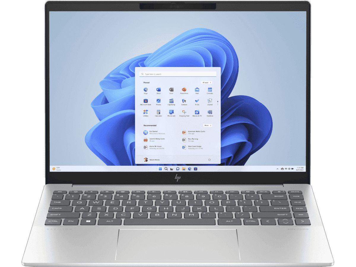 Portátil HP Pavilion Plus 14-ew1002la, Windows 11 Home Single Language, 14", Intel® Core™ Ultra 7, 32GB RAM, 1TB SSD - 14" - Plateado natural (A6QL1LA)