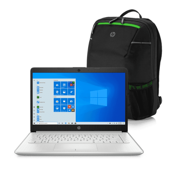 Combo Portátil HP 14-cf2054la + Mochila HP Pavilion Gaming 300 de 17