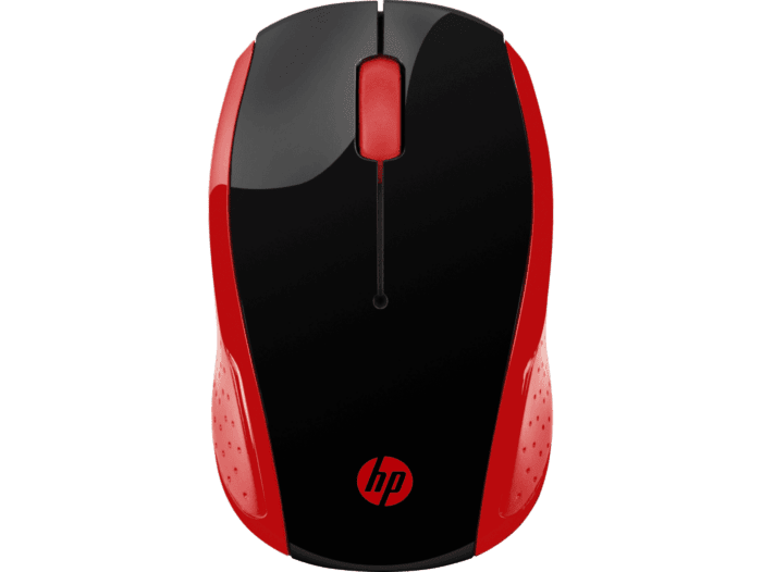 Mouse Inalámbrico HP 200 Rojo (2HU82AA)