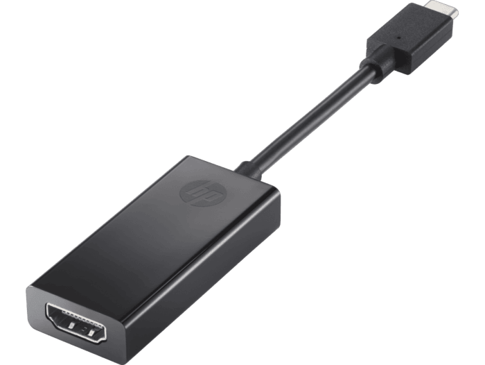Adaptador HP Pavilion de USB-C a HDMI 2.0 (2PC54AA) - Left facing