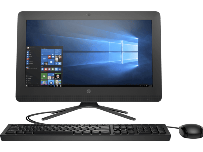Todo en Uno HP 20-c411la - 19.5-inch (49.53 cm) - Negro (3US29AA) - Center facing