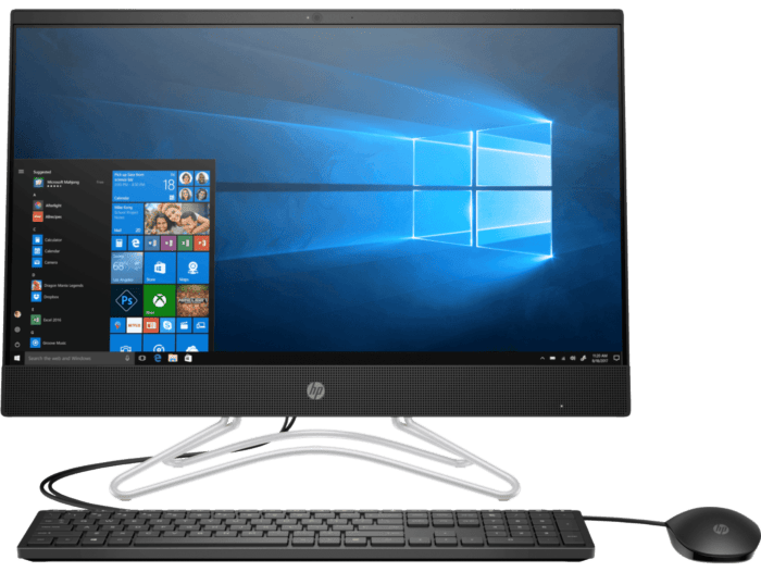 Todo en Uno HP 24-f022la - 23.8-inch (60.45 cm) - Negro (3US95AA) - Center facing