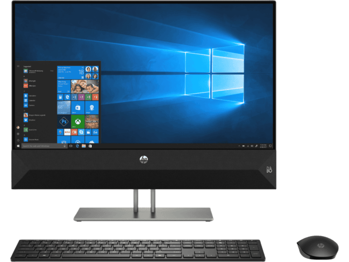 Todo en Uno HP Pavilion 24-xa120la - 23.8-inch (60.45 cm) - Negro brillante (6GQ98AA) - Center facing
