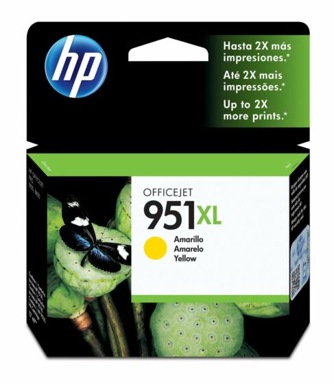 Cartucho de Tinta HP 951XL Amarilla Original (CN048AL)