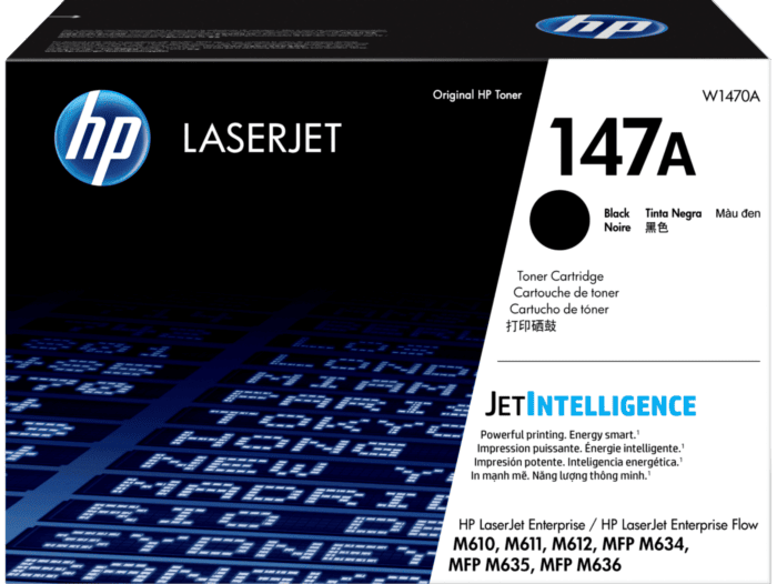 Cartucho de Tóner HP 147A Negro LaserJet Original  (W1470A)