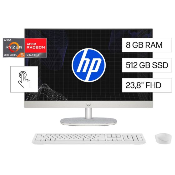 Todo-en-Uno HP 24-cr0256la PC, Windows 11 Home Single Language, 23.8