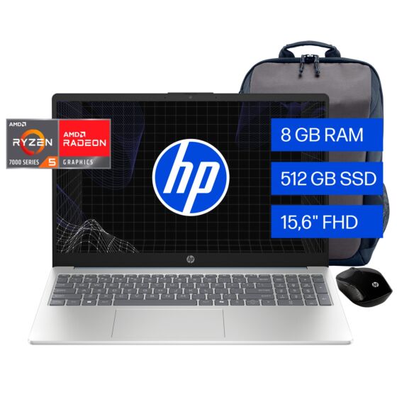 Portátil HP 15-fc0262la, Windows 11 Home Single Language, 15.6