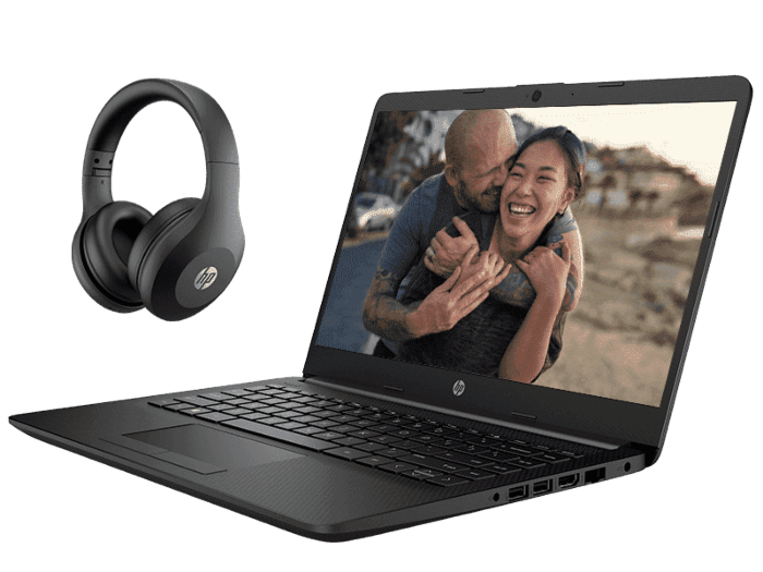 Combo Portátil HP 14-cf2513la + Audífonos HP Bluetooth® 500 Negro - 14