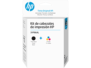 Kit de Cabezales de Impresi&oacute;n HP GT 3YP86AL Negro/Tricolor (3YP86AL)