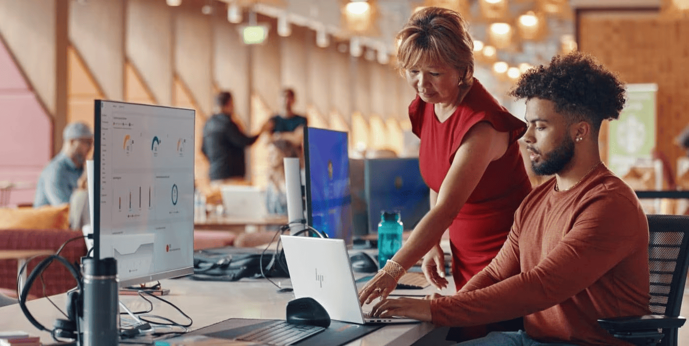 Portátil empresarial HP con HP Wolf Security para protección de datos en tiempo real