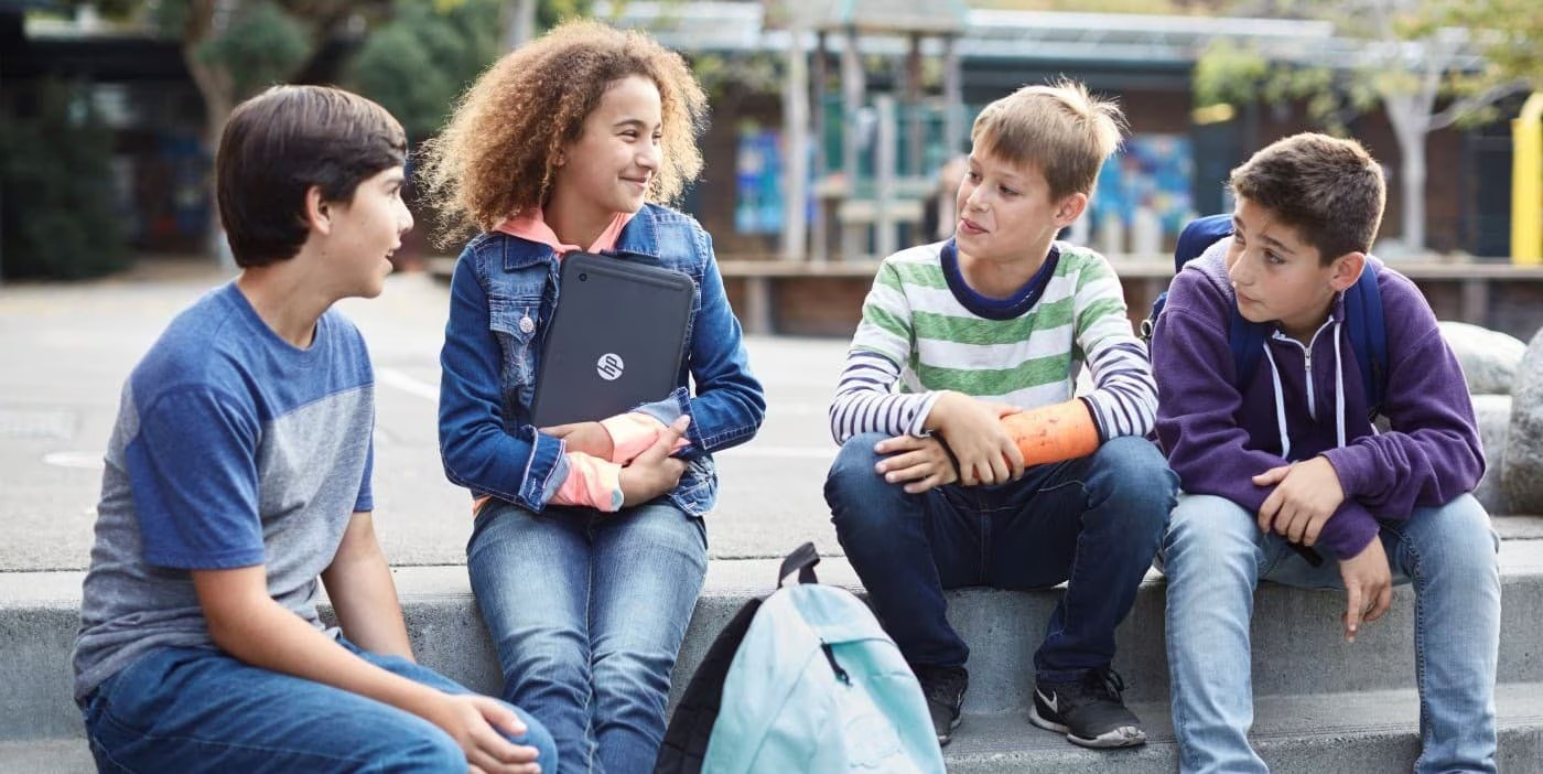 Portátil HP protegido para uso infantil seguro