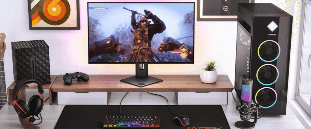 Un set gamer potenciado por una Omen desktop